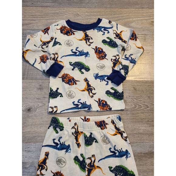 Jurassic world 3t boys dinosaur pajama set - Picture 2 of 6
